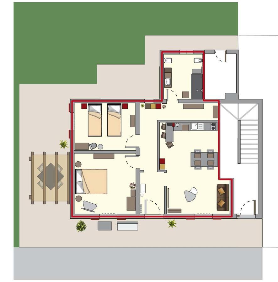 Апартаменты Yard 151 Новента-ди-Пьяве Экстерьер фото